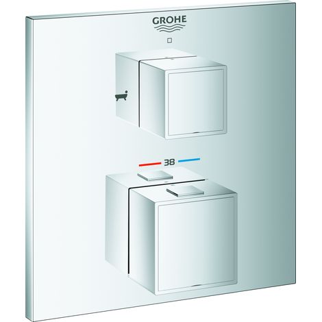Grohe Grohtherm Cube mitigeur thermostatique de bain pour Rapido (1/4)