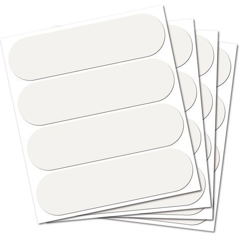 Set mit 4 zugelassenen, reflektierenden Motorradhelmaufklebern in Weiß und Silber für mehr Verkehrssicherheit (1/5)