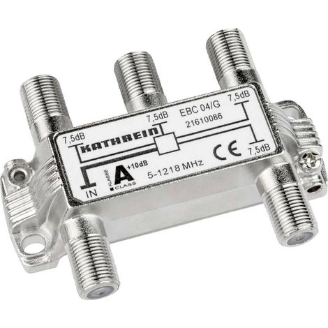 Kathrein EBC 04/G Répartiteur TV câble 4 voies 5 - 1218 MHz (1/2)