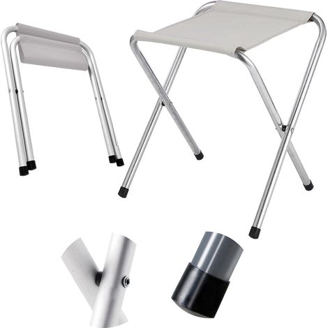 Tabouret pliant blanc Heckermann