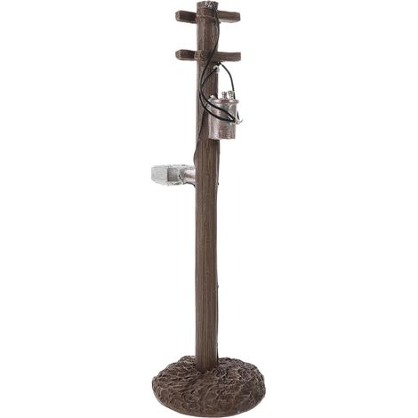 Lampe de Bureau Miniature Style Lampadaire Vintage avec Base (1/5)