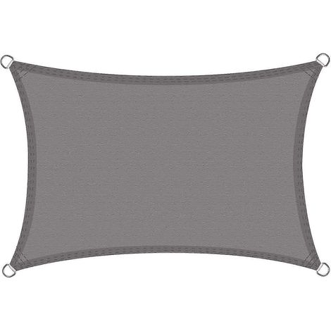 Voile d'ombrage rectangulaire imperméable 2 x 3 m, voile d'ombrage PES résistante à l'eau, filet d'ombrage rectangulaire 3 x 2 m, protection UV à 98 % pour terrasse extérieure (1/5)