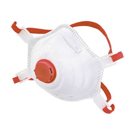 GIME 2575496 Masque anti poussières fines avec valve FFP3 10 pc(s) EN 149:2001 + A1:2009 DIN 149:2001 + A1:2009 (1/4)