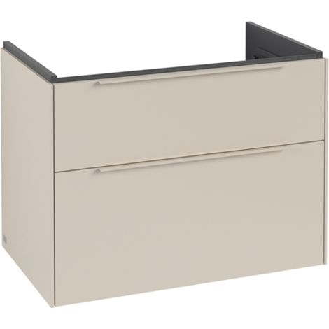 Villeroy & Boch Subway 3.0 armoire sous lavabo, 2 tiroirs, (1/2)