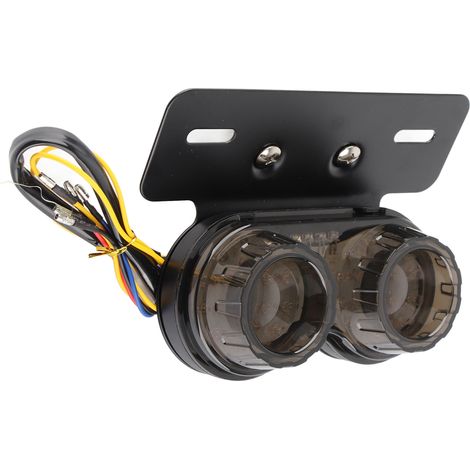LED-Rücklicht für Motorräder mit integriertem Blinker, Kennzeichenbeleuchtung, Bremslicht und Kontrollleuchten für Suzuki, Ersatz-Positionslicht (1/5)