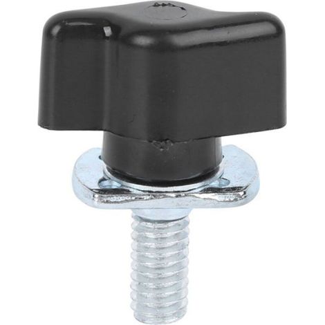 Kit de fixation à retrait rapide pour toit rigide, écrou à vis à pouce adapté à la Jeep Wrangler YJ TJ JK M8 25mm 95-16. (1/5)