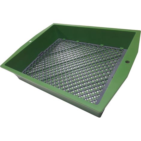 Tamis plastique réglable – Maille ajustable 4 à 10 mm – Léger 330g – Idéal pour séparer terre et débris – Spear & Jackson