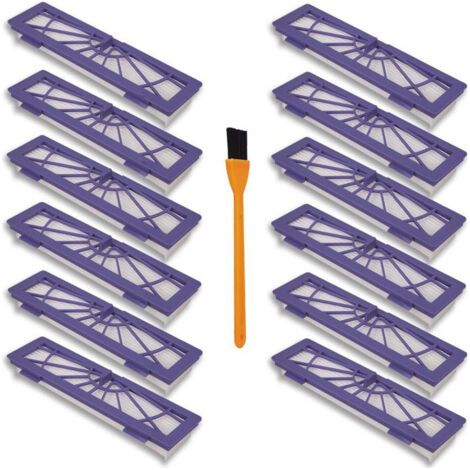 12 pcs haute performance Neato filtre de remplacement pour Neato Botvac Série 945-0123 Botvac D701 70 70e 80 85 D7 D5 D3 Série pièces (1/5)