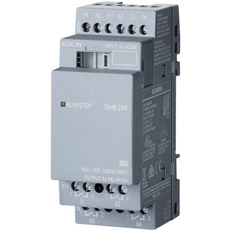 API - Module d'extension Siemens 6ED10551HB000BA2 LOGO DM8 24R 0BA2 24 V/DC 1 pc(s) A865391 (1/2)