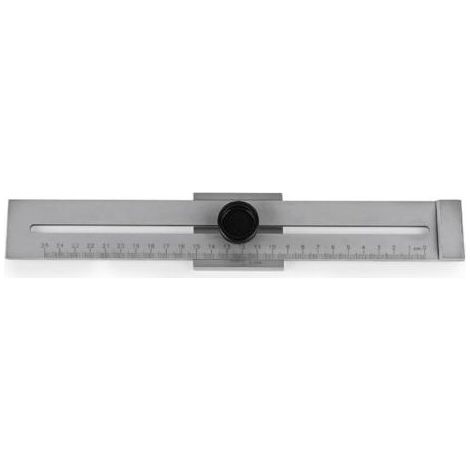 Jauge de trait de précision 250 mm, outil de traçage, jauge de marquage pour marquage et délimitation précis des marques et des lignes auxiliaires (1/5)
