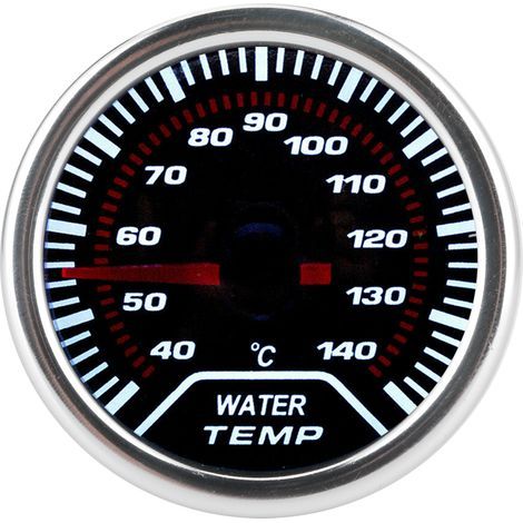 Universelle 52-mm-/2-Zoll-LED-Kfz-Wassertemperaturanzeige mit 1/8"-Sensorgewinde (1/5)