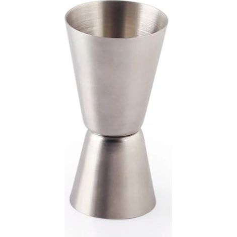 Jigger Cocktail Acier Inoxydable 20/40 ml - Mesureur Professionnel pour Barman, Durable et Précis, Hauteur 73 mm, Poids 44 g, Épaisseur 0,6 mm Polie (1/4)