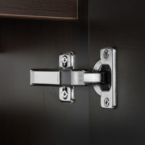 Gäste-WC Badmöbel Waschbecken mit Unterschrank Handwaschbecken:Weiß Hochglanz, ohne Spiegel (1/5)