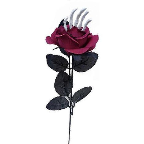 Kit de bricolage de roses d'Halloween avec roses artificielles en os (A) (1/5)