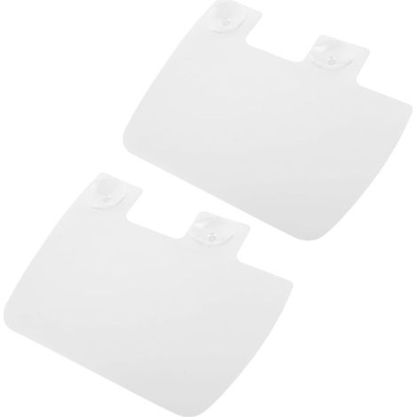 2 Pièces Déflecteur Anti-éclaboussures Écran d'éclaboussures du Robinet Écran de Splash puits de Compartiment Garde des éclaboussures de Robinet Faucet Guard (1/5)