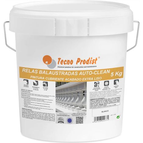 TECNO PRODIST Relas Balaustradas Autoclean - Pintura para Balaustrada, Autolimpiable