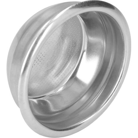 58 mm 2-Tassen-Kaffeefilterkorb aus Edelstahl, Siebträgerbehälter für halbautomatische Kaffeemaschinen (1/5)