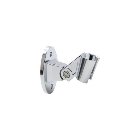 Support de pommeau de douche réglable, fixation murale pour pommeau de douche, support de fixation robuste, support pour douchette, argent (1 pièce) (1/4)