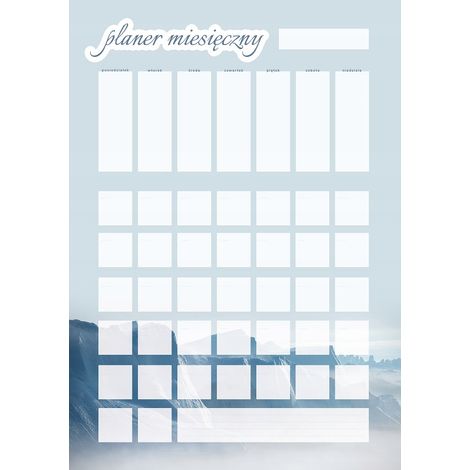 Calendrier magnétique pour réfrigérateur 30 x 42,5 cm (1/2)