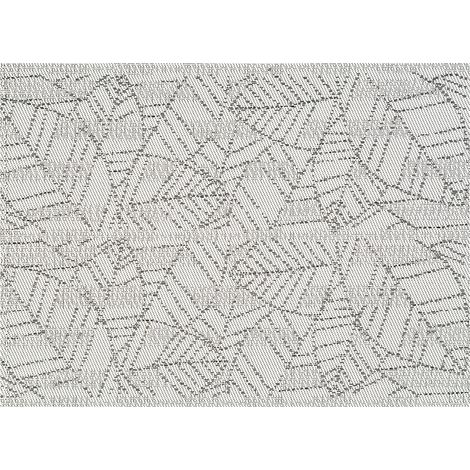 Set de Table Gris 33 x 45 cm en PVC et Polyester Pratique et Décoratif pour Repas - PANGIVO (1/2)