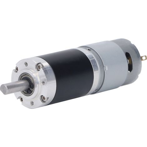 Vollmetall-Gleichstrommotor mit Bürsten, Rotor aus reinem Kupferdraht, schnelle Wärmeableitung, kleines Untersetzungsgetriebe für Maschinen mit 712 U/min (1/5)