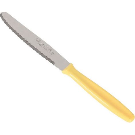 cuchillo quttin mango marfil 10,5 cms para desayunos y meriendas economico - caja 6 unidades