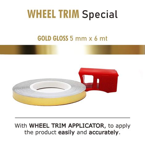 Wheel Trim Special 5 mm con Applicatore - Colore: GOLD GLOSS
