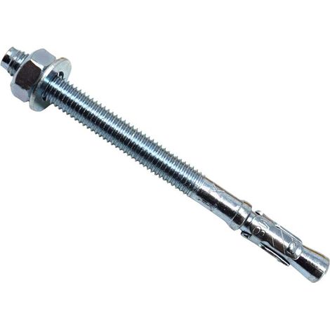 Masonmate 0841ETA540100 Zinc Plated Through Bolt M8 x 100mm 100 MAMTBZM8100