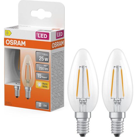 Led Fiammata Ventilatore Filamento E14 1,8W 250 Lumen Caldo - Ledvance GP