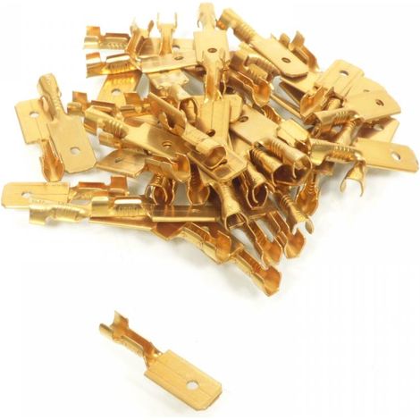 Pièce électrique diverse RSM pour moto 50 cosses plates mâles 6.3 (1/2)