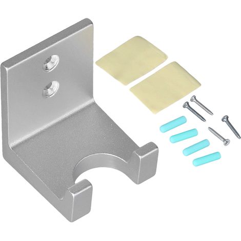 Wandmontierter Filterhalter und Tamperhalter aus Aluminiumlegierung, multifunktionaler Kaffeezubehörhalter, silberfarbenes perforiertes Design (1/5)