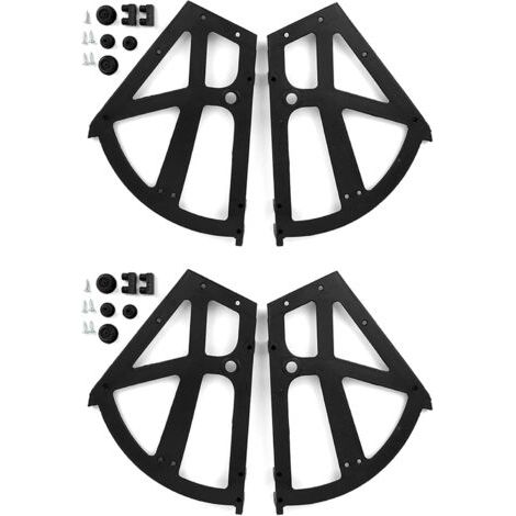 QORVA-Pièces détachées - Charnières pliantes pour tiroirs de meubles à chaussures et meubles de maison (1/5)