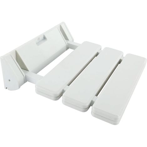 Folding Safety Shower Seat for Shower, Maximum Load 130 kg, White (1/5)