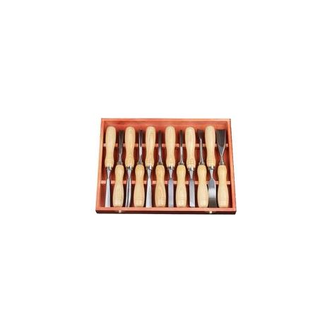 12-teiliges DIY-Holzschnitzwerkzeug-Set für Anfänger, Holzschnitzwerkzeug-Set mit Holzbox - Crezuo