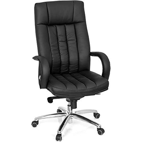 Fauteuil de direction XXL G 300 simili cuir noir hjh OFFICE