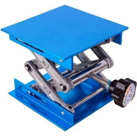 Hebetisch aus Aluminiumoxid (4 Zoll), 4x4 Zoll, maximale Traglast 10 kg, Laborheber zum Anheben chemischer Instrumente (1/5)