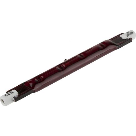 Lampe à infrarouge RS PRO 400 W, R7S 230 V x 10mm 118 mm Rouge ( Prix pour 1 )
