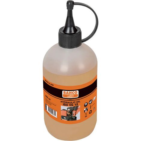 Lubrificante bahco iso vg15 anti usura anticorrosione 250 ml