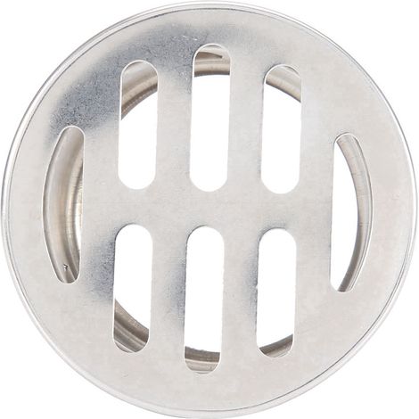 Acier inoxydable balcon anti-bouchage drain de sol extérieur jardin (50 mm plat) (1/5)