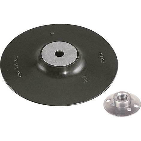 Wolfcraft WS Schleifpad mit M14-Mutter 115 mm (2450000)
