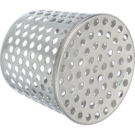 Gutter Filter 3.3"-2.7", PVC Termination Cap Ventilation Grille Conical Stainless Steel Exhaust Pipe Cover Downhill Protection Filter (1/5)