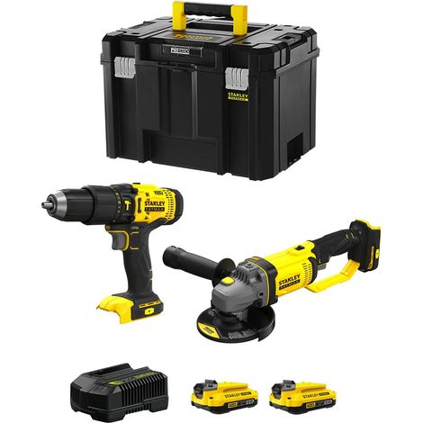 STANLEY FatMax Kit SVK212 (SFMCD711 + SFMCG400 + 2 x 2,0 Ah + Cargador + TSTAK VI) (1/5)