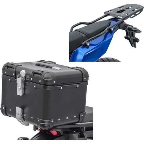 Set top case + porte-bagages - Yamaha Tenere 700/Rally (2019-2025) - XS45 - Acier 45 L - Noir