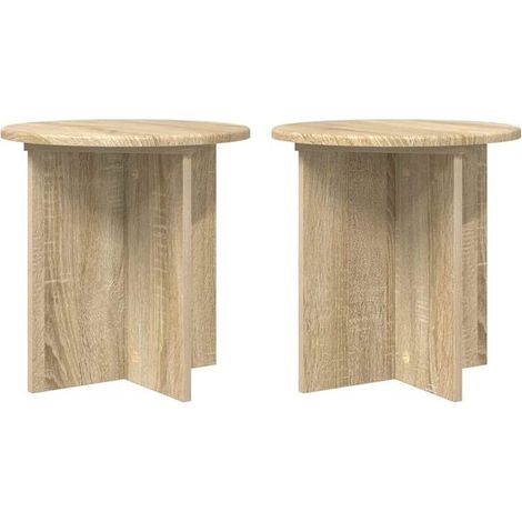 Support pour plantes (2 pièces) en chêne de Sonoma, 40 x 40 x 40 cm (1/5)