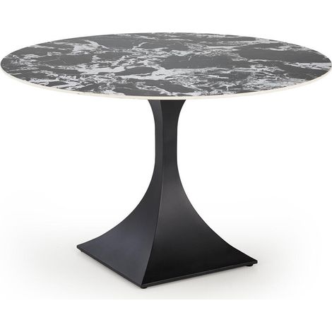 Mesa Houston 1760 , 77x0x0cm, Piedra sinterizada, Metal