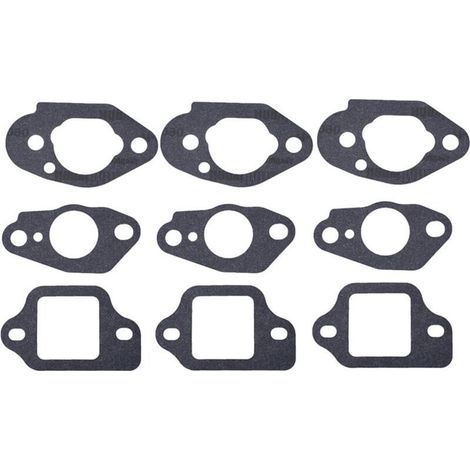 3 Ensembles Compatible avec joints de carburateur pour tondeuse à gazon Honda GCV135 GCV160 GCV190 GSV190 HRS216 HRT216 HRB216 HRR216 HRZ216 Remplace 16212-Zl8-000 16221-883-800 (1/5)