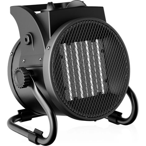 Wiltec Calefactor cerámico 2000W termostato regulable 30m² calefacción 3 niveles de potencia (1/5)