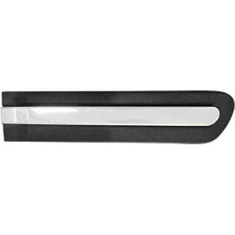 Moulure de porte arrière gauche noire et chromée Fiat 500L phase 1 2012-2017
