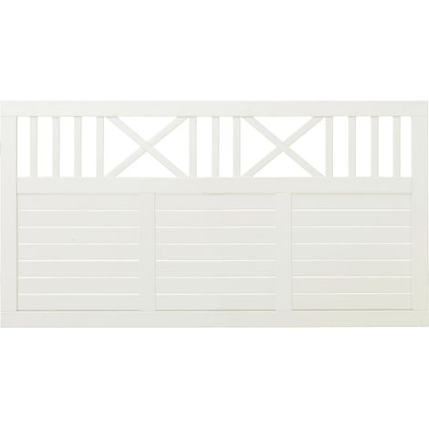 Plus Zaun Nostalgi 180 x 95 cm RAL 9010 Weiß