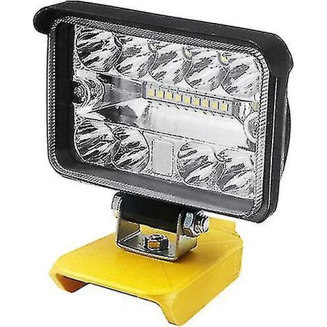 204-W-LED-Arbeitsleuchte, 8600 Lumen, kompatibel mit Dewalt XR 18V/20V Lithium-Akku – 7,6 cm (3 Zoll)